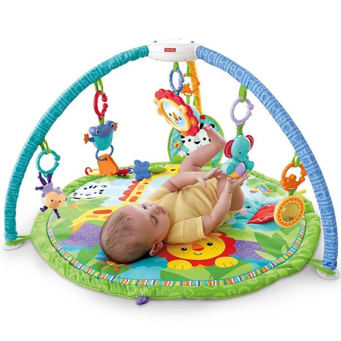 BAD BOX Fisher Price Y6590 Playmat Rainforest Friends Musical Gym