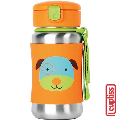 Skip Hop Zoo Stainless Straw Bottle 350 ml252515 Dog SkipHop