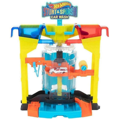 Mattel Hot Wheels GRW37 Stunt & Splash Car Wash Playset