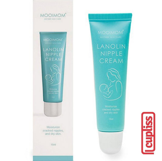MOOIMOM Lanolin Nipple Cream Krim Pelindung Puting Ibu Menyusui 15ml