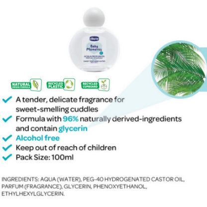 CHICCO Baby Moments Sweet Perfumed Water 100ml Parfum Bayi 100 ml CHC10248