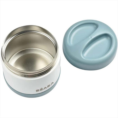 BEABA Thermo Portion 500ml Blue Food Jar 500 ml Stainless Steel