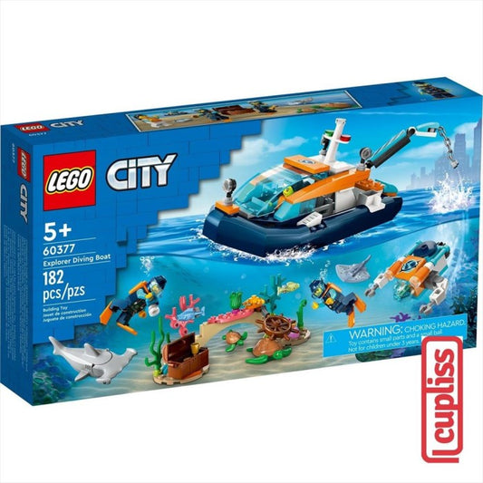 LEGO City 60377 Explorer Diving Boat