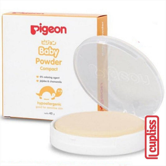 PIGEON Baby Powder Cake Chamomile 45gr Bedak Padat Bayi 45 gr