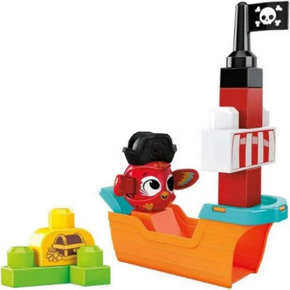 Fisher Price GRV34 Mega Bloks Peek A Block Pirate Ship