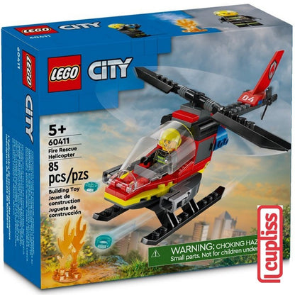 LEGO City 60411 Fire Rescue Helicopter