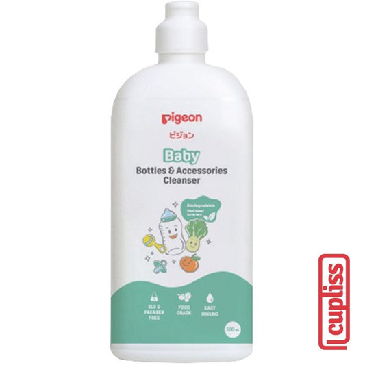 PIGEON Liquid Cleanser Basic 500ml Bottle SLS Fee Sabun Cuci Botol