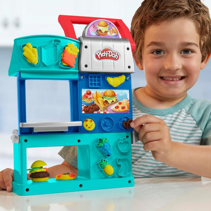 Play Doh Kitchen Busy Chef Restaurant Playset Hasbro F8107 Playdoh