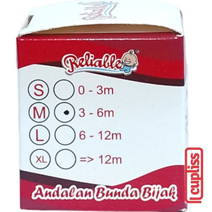 Reliable Dot Botol Susu Bayi Peristaltic isi 1pcs Kotak Satuan 8854