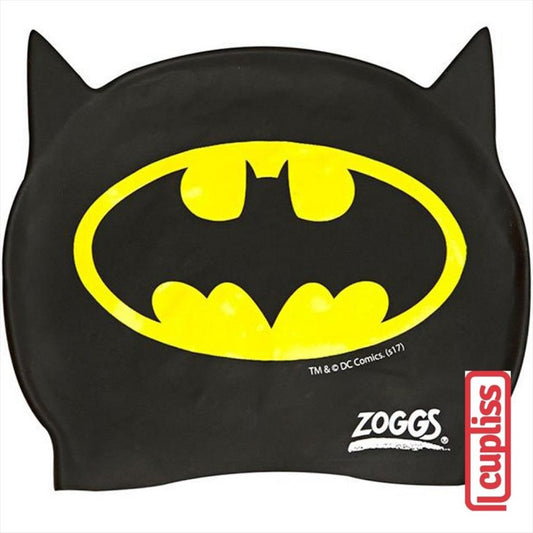 Zoggs Junior Silicone Cap 123382 Batman 3D Topi Renang XAU74