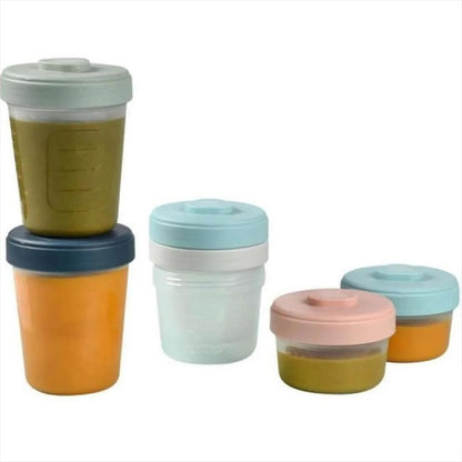 BEABA Food Meal Storage Pro Set 6 Wadah MPASI