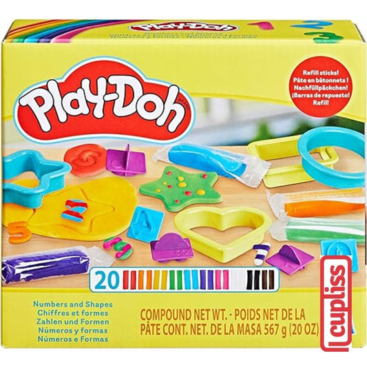 Play Doh Numbers and Shapes Hasbro F9818 Playdoh