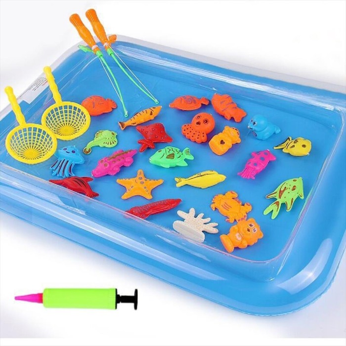 DENO Pancing Ikan Dalam Kolam VR416 Mainan Edukasi Anak