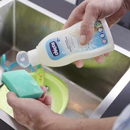 CHICCO Liquid Bottle Cleanser 300ml Sabun Cuci Botol Bayi