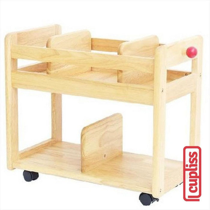 Yamatoya Buono Amice Book Wagon Rak Buku Anak Natural