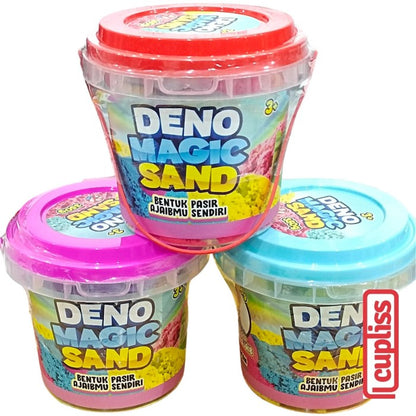 Deno Magic Sand 350g Kreasi Pasir Ajaib Mainan Anak DN7525