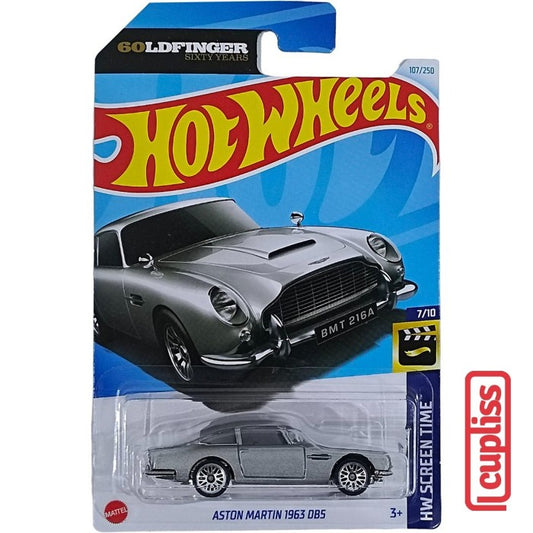 Hot Wheels HW Basic HTB36 Aston Martin 1963 DB5 Goldfinger Sixty Years Mattel Hotwheels