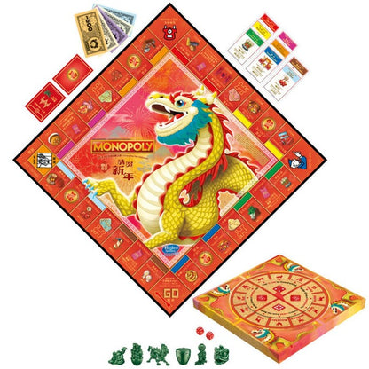 Hasbro Board Game F6938 Monopoly Lunar New Year Celebration