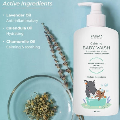 Cahaya Naturals Calming Baby Wash Head to Toe 450ml 11010110 450 ml