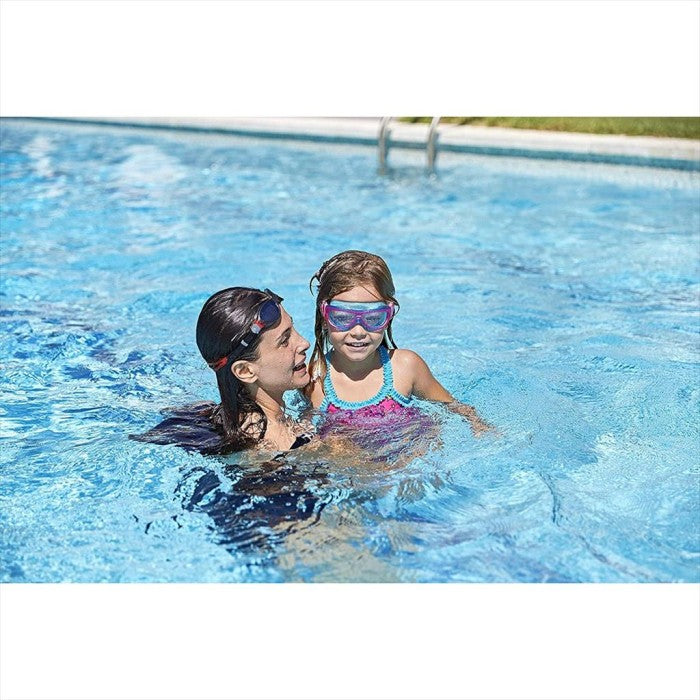 Zoggs Goggles 126240 Phantom Kids Mask Clear Purple Kacamata Renang