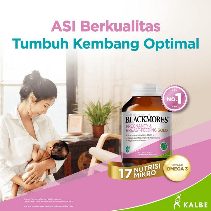 BLACKMORES Multivitamin Pregnancy Breastfeeding Gold - 120 caps BPOM Kalbe