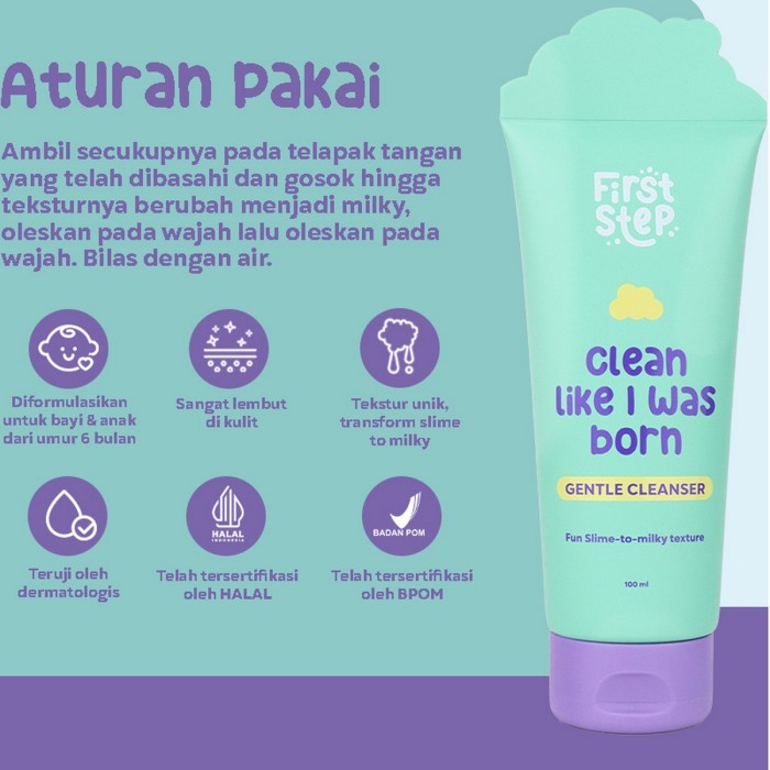 FIRST STEP Cleanser 100ml Clean Like I Was Born 100 ml