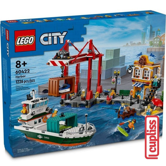 LEGO City 60422 Seaside Harbour with Cargo Ship