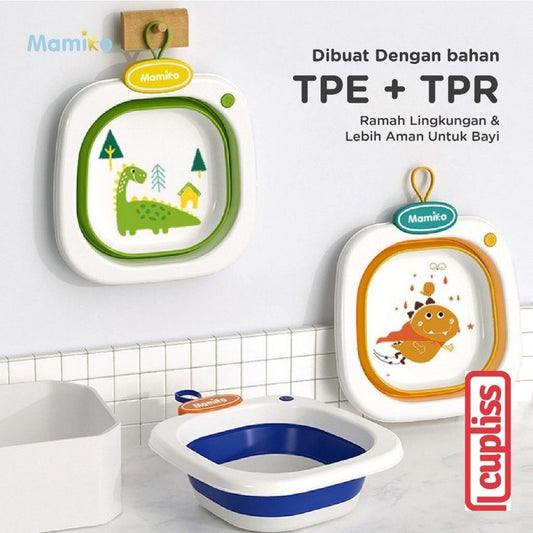 Mamiko Folding Basin Hook Type Baskom Lipat Anti Pecah