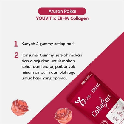 YOUVIT x Erha Multivitamin Gummy Collagen 1000mg 7 Days Vitamin