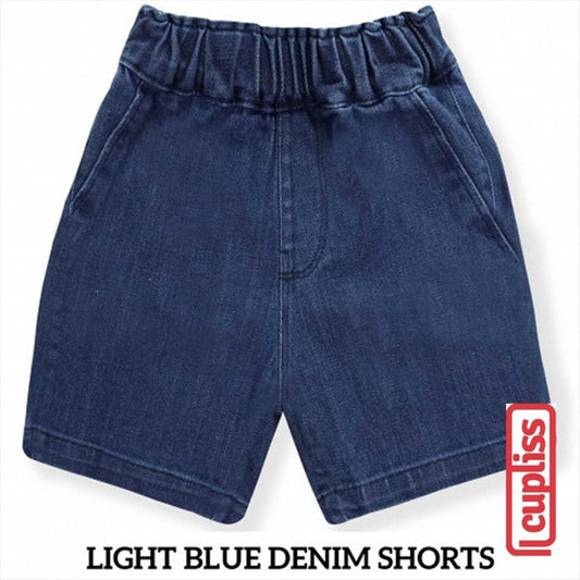 Dark Blue Little Palmerhaus Shorts Denim Celana Anak