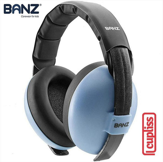 BANZ Baby Earmuffs Blue 0 - 2 years Penutup Telinga Bayi