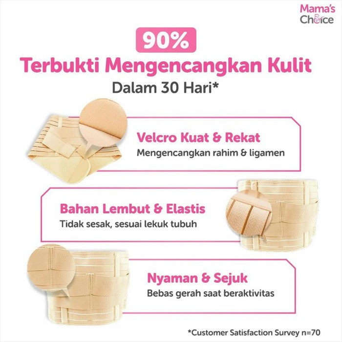 3XL - Mama's Choice Postpartum Corset Gurita Korset Melahirkan Cream