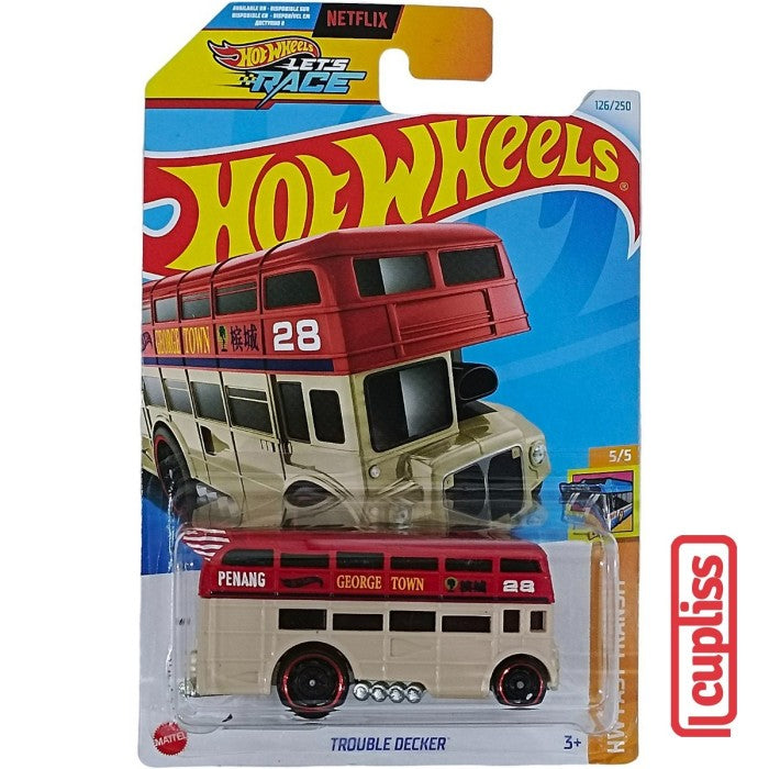 Hot Wheels HW Basic HTB45 Trouble Decker Lets Race Netflix Mattel Hotwheels