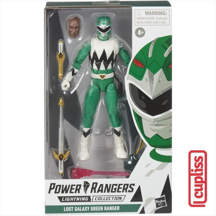 Hasbro Power Rangers F4509 Lost Galaxy Green Ranger Lightning
