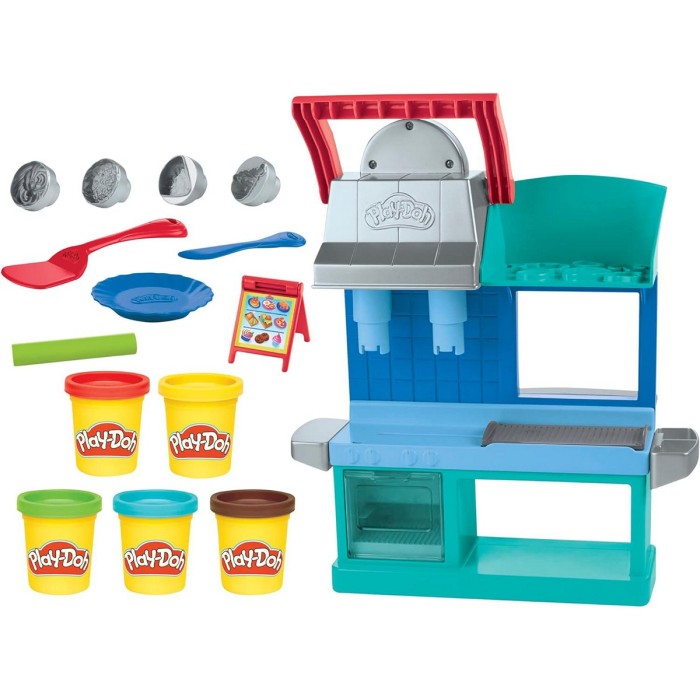 Play Doh Kitchen Busy Chef Restaurant Playset Hasbro F8107 Playdoh