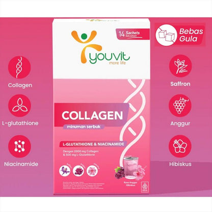 YOUVIT Powder Drink Collagen 7 Days Minuman Serbuk Kolagen