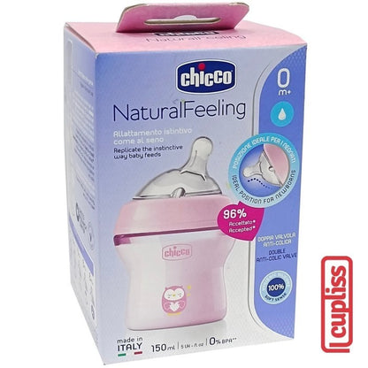 CHICCO Bottle Natural Feeling PP 0M+ 150 ml Botol Susu 150ml