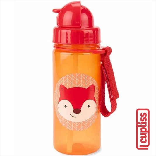 Skip Hop Zoo Flip Bottle 385 ml 568310 Fox Botol Minum Skiphop 13oz