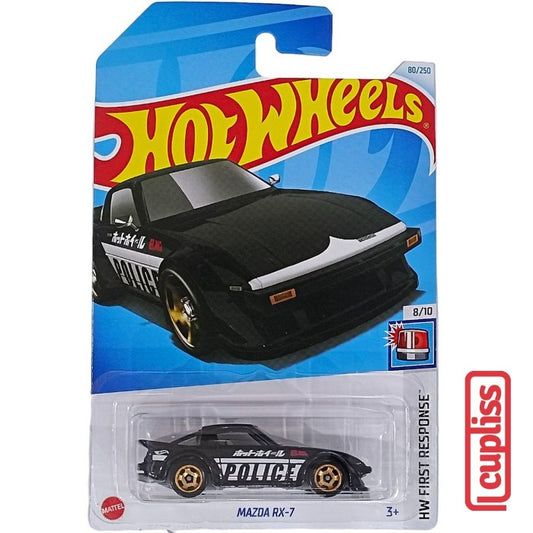 Hot Wheels HW Basic HTD54 Mazda RX-7 Police Mattel Hotwheels