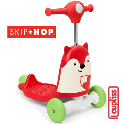 Skip Hop Zoo Ride On 3in1 184350 Fox SkipHop Scooter Anak