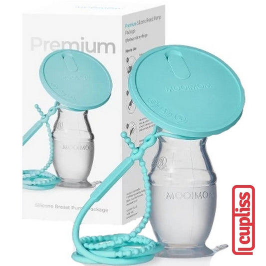 MOOIMOM Silicone Breast Pump Package Pompa ASI Manual Premium Box