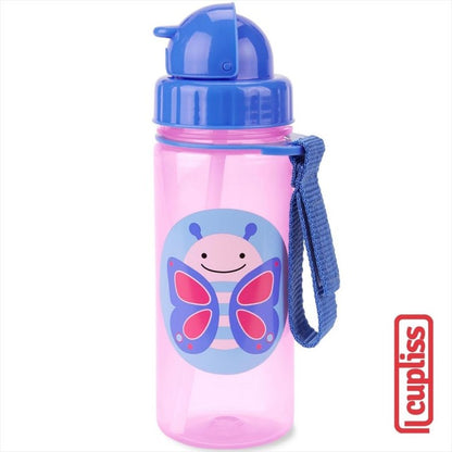 Skip Hop Zoo Flip Bottle 385 ml 567510 Butterfly Botol Minum Skiphop