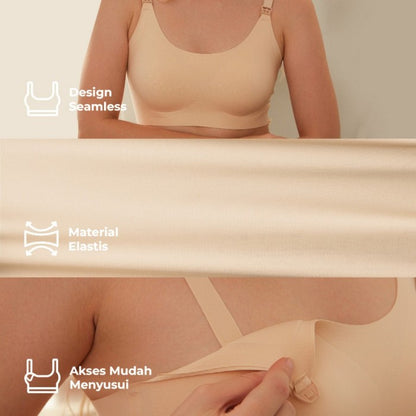 MOOIMOM basic Active Nursing Bra - Bra Hamil & Menyusui