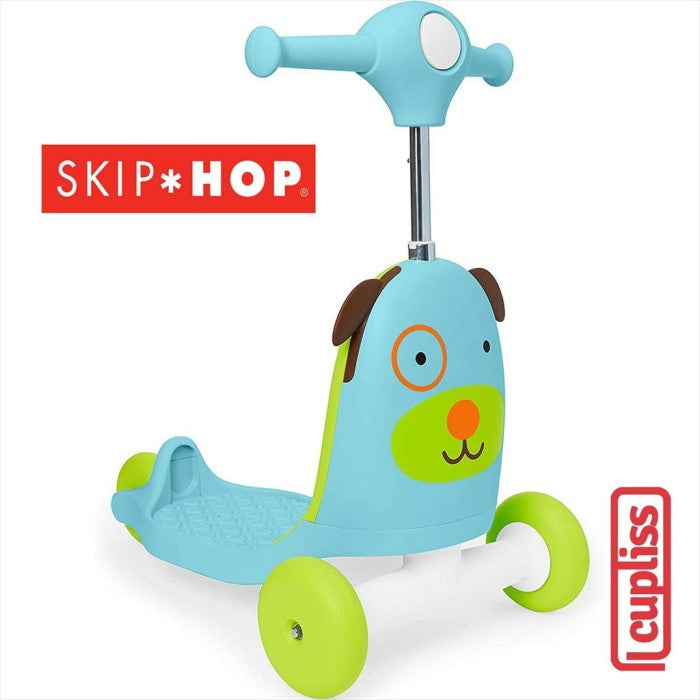Skip Hop Zoo Ride On 3in1 822910 Dog SkipHop Scooter Anak