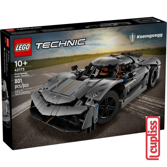 LEGO Technic 42173 Koenigsegg Jesko Absolut Grey Hypercar