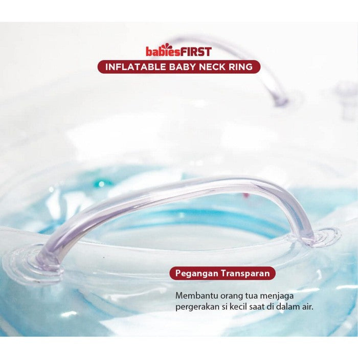 BabiesFirst Inflatable Baby Neck Ring Green Pelampung Bayi Ban Renang