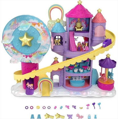 Polly Pocket GYK44 Rainbow Funland Theme Park
