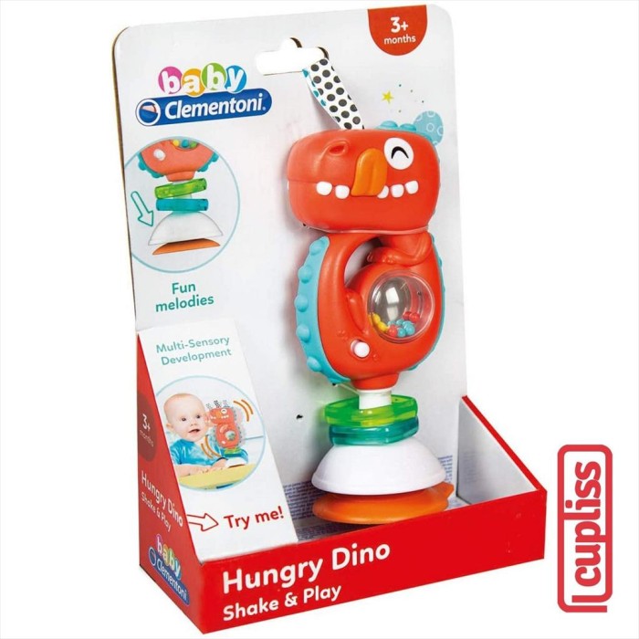 Clementoni Toys 17330 Interactive Dino Rattle