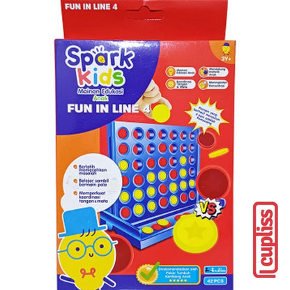VR Toys Spark Kids Connect Line Fun In Line 4 Mainan Edukasi Anak SK1022