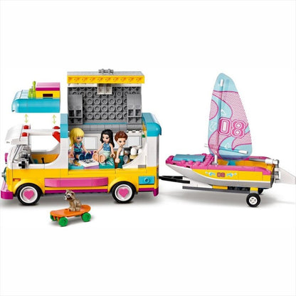 LEGO Friends 41681 Forest Camper Van and Sailboat